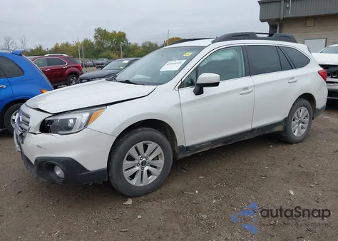 2017 Subaru Outback 2.5I Premium из США, поврежденный, VIN 4S4BSACC9H3383778